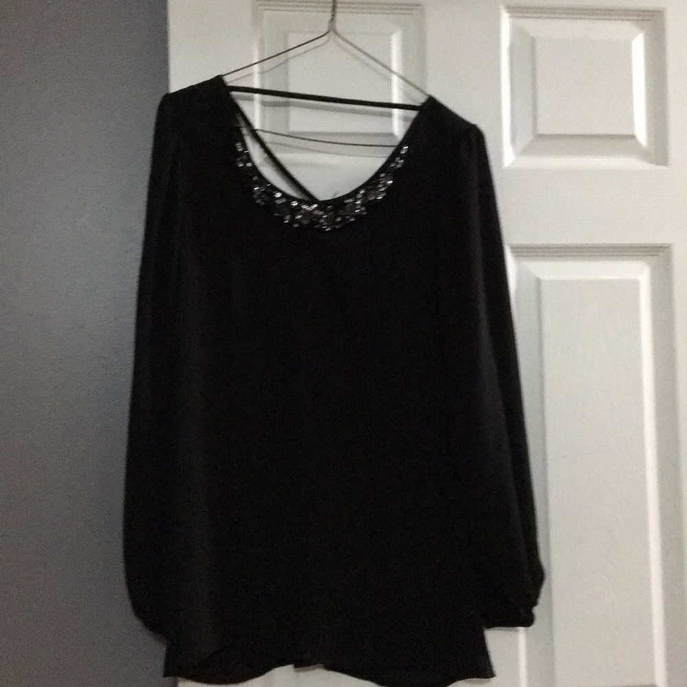 Studio X black sheer dress too